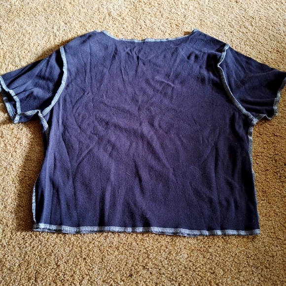 Vintage AC/DC Cropped T-Shirt - Picture 2 of 3